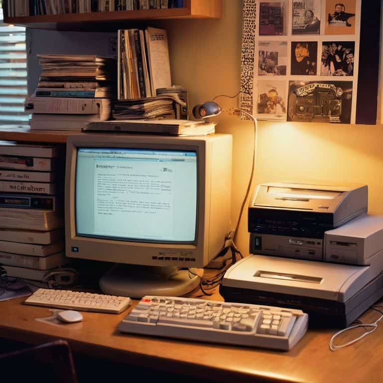 Early Internets Virtual Town