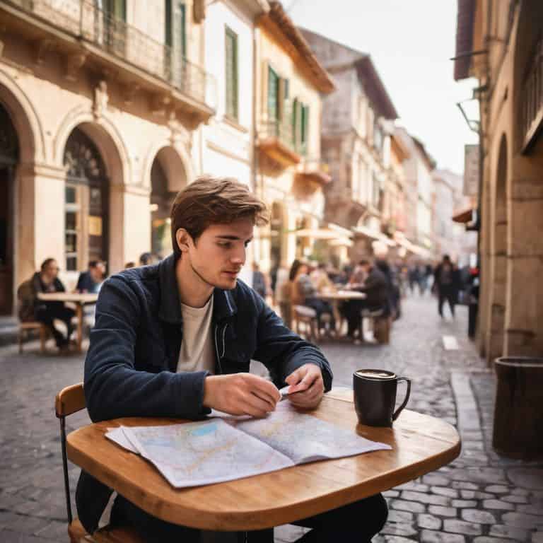 Travelers exploring new cultures abroad