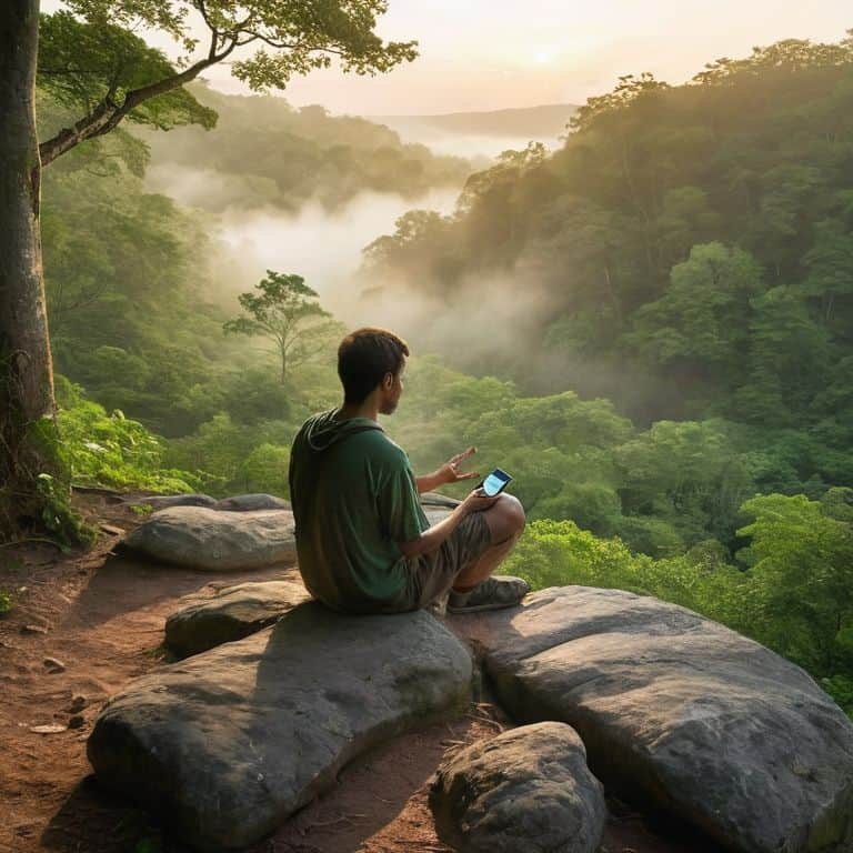 Embracing the Beauty of Disconnection outdoors