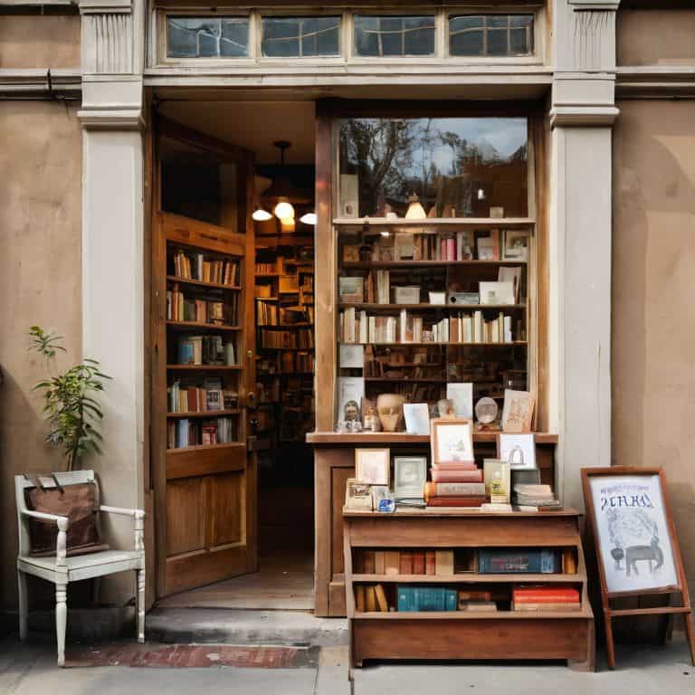 Beyond the Blur city bookstore scene