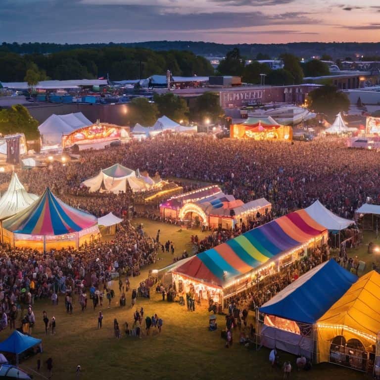 The Rhythm of Progress festival scene