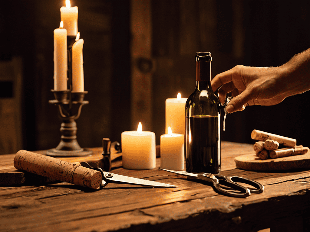 Opening Wine Without Corkscrew methods shown