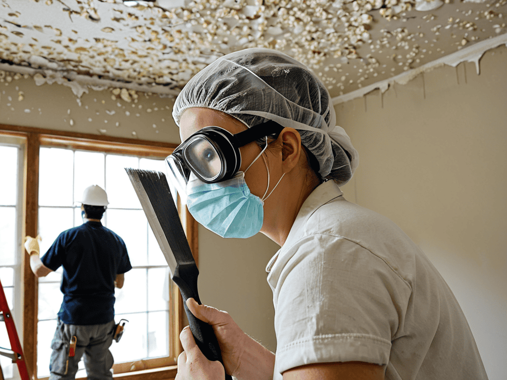 The Messiest Job: How to Safely Remove Popcorn Ceilings Without Losing Your Mind