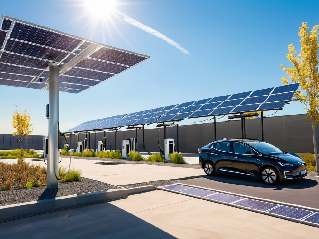 Electrifying Roads Ahead Signpost