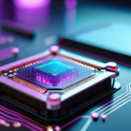 Photonic Integrated Circuits transmitting light data.